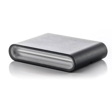 LED2 - LED Outdoor wall light FLAT 2xLED/3W/230V IP65 3000K/4000K/5700K black
