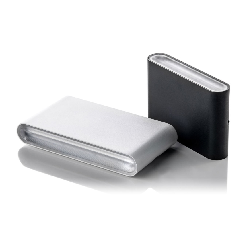LED2 - LED Outdoor wall light FLAT 2xLED/3W/230V IP65 3000K/4000K/5700K white