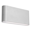 LED2 - LED Outdoor wall light FLAT 2xLED/5W/230V IP65
