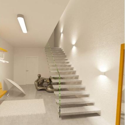 LED2 - LED Outdoor wall light FLAT 2xLED/5W/230V IP65