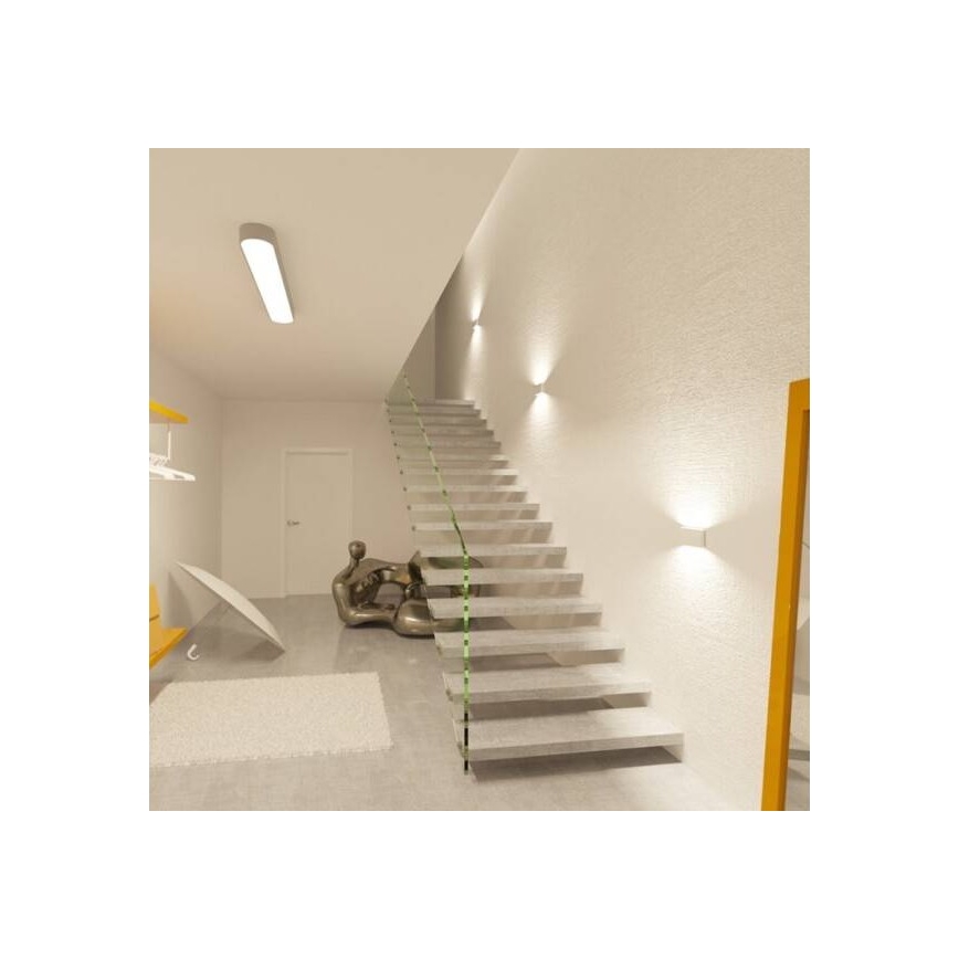 LED2 - LED Outdoor wall light FLAT 2xLED/5W/230V IP65