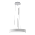 LED2 - LED pendant light on cable MONO SLIM LED/30W/230V 3000K/4000K Ø 40 cm white