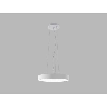 LED2 - LED pendant light on cable MONO SLIM LED/30W/230V 3000K/4000K Ø 40 cm white