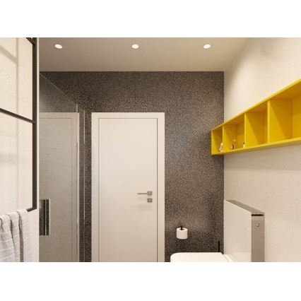 LED2 - LED Recessed spotlight RAY LED/10W/230V white IP44