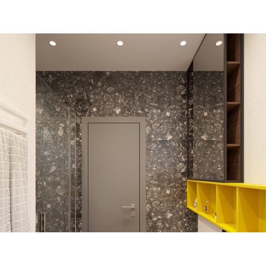 LED2 - LED Recessed spotlight RAY LED/10W/230V white IP44