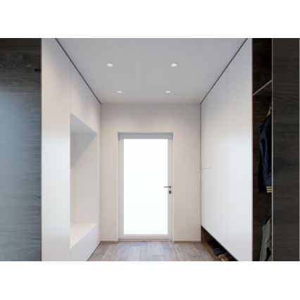 LED2 - LED Recessed spotlight RAY LED/10W/230V white IP44