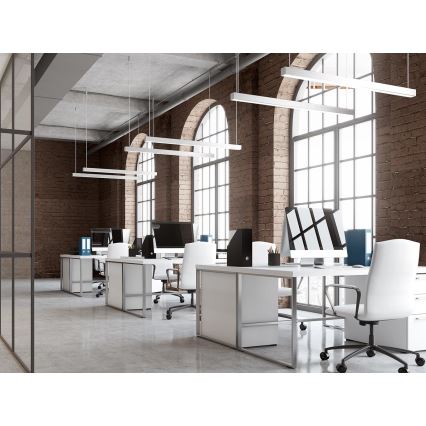 LED2 - LINO Cable-Mounted LED Pendant Light, 24W, 230V, Selectable 3000/3500/4000K, 90 cm, Black