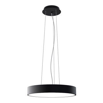 LED2 - MONO SLIM LED pendant light on cable, 30W, 230V, 3000K/4000K, Ø 40 cm, black