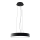 LED2 - MONO SLIM LED pendant light on cable, 30W, 230V, 3000K/4000K, Ø 40 cm, black