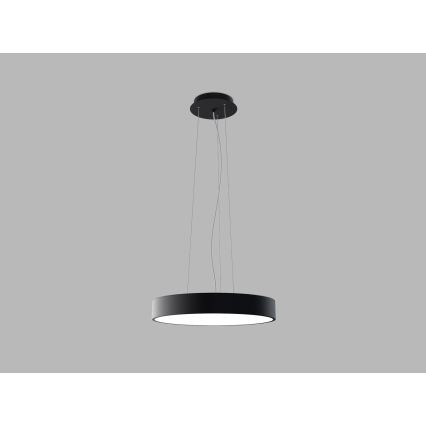 LED2 - MONO SLIM LED pendant light on cable, 30W, 230V, 3000K/4000K, Ø 40 cm, black