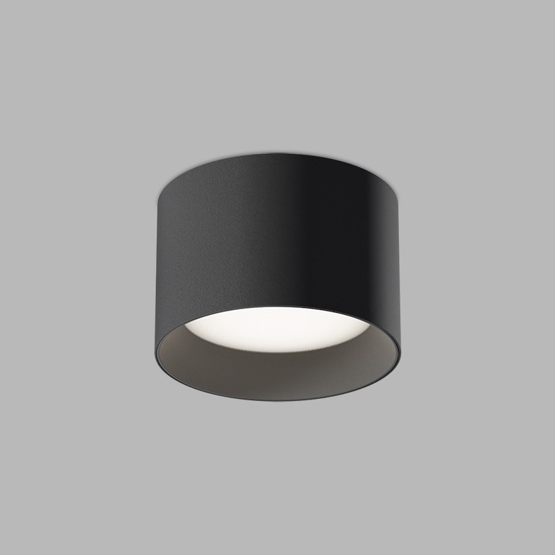 LED2 - ZETA ON LED Spotlight/8W/230V 3000/3500/4000K Ø 9 cm Black