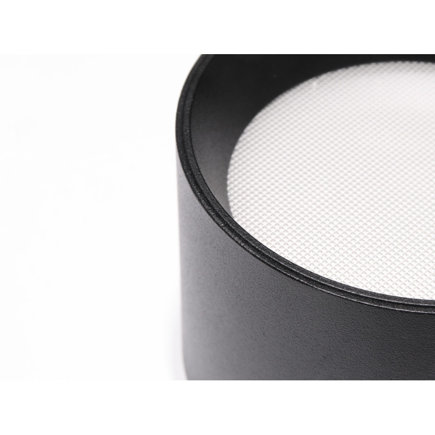 LED2 - ZETA ON LED Spotlight/8W/230V 3000/3500/4000K Ø 9 cm Black
