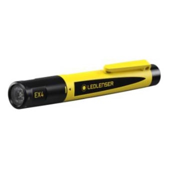 Ledlenser EX4 - LED Flashlight LED/2xAAA IP66 50 lm yellow