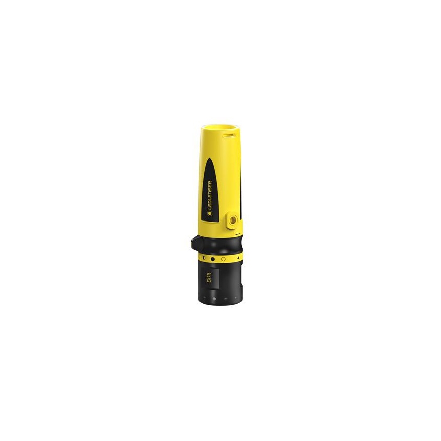 Ledlenser EX7R - Dimmable Rechargeable LED Flashlight, 3250 mAh Battery, IP68, 220 lm, 45 h, Yellow