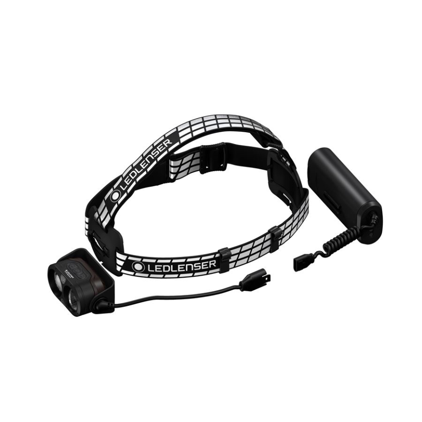 Ledlenser H19R SIGNATURE - Dimmable Rechargeable LED Headlamp LED/4800 mAh IP68 4000 lm 20 h Black