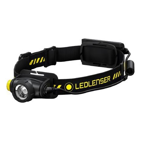 Ledlenser H5R WORK - Dimmable Rechargeable LED Headlamp / 1800 mAh / IP67 / 500 lm / 45 h / Black