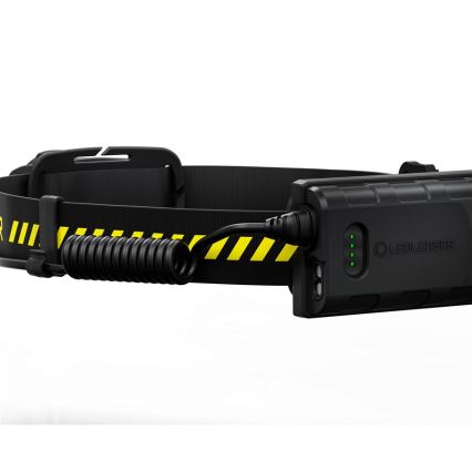 Ledlenser H5R WORK - Dimmable Rechargeable LED Headlamp / 1800 mAh / IP67 / 500 lm / 45 h / Black
