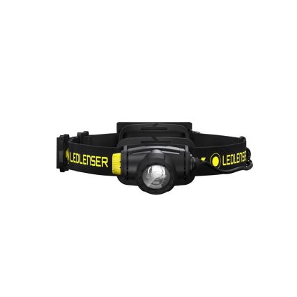 Ledlenser H5R WORK - Dimmable Rechargeable LED Headlamp / 1800 mAh / IP67 / 500 lm / 45 h / Black