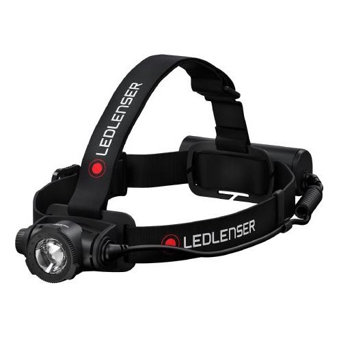 Ledlenser H7R CORE - Dimmable Rechargeable LED Headlamp, 4800 mAh, IP67, 1000 lm, 65 h, Black