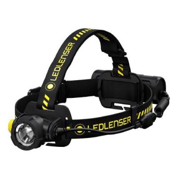 Ledlenser H7R WORK - Dimmable Rechargeable LED Headlamp LED/4800 mAh, IP67, 1000 lm, 60 h, Black