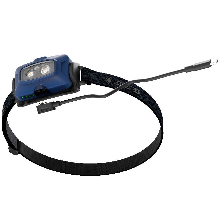 Ledlenser HF4R Core - Dimmable Rechargeable LED Headlamp, LED / 1000 mAh, IP68, 500 lm, 35 h, blue