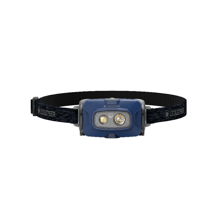 Ledlenser HF4R Core - Dimmable Rechargeable LED Headlamp, LED / 1000 mAh, IP68, 500 lm, 35 h, blue