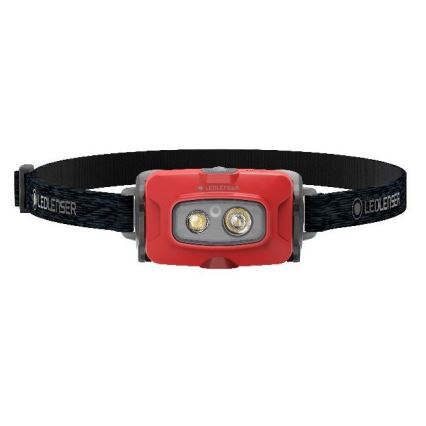 Ledlenser HF4R Core - Dimmable rechargeable LED headlamp LED/1000 mAh IP68 500 lm 35 h red