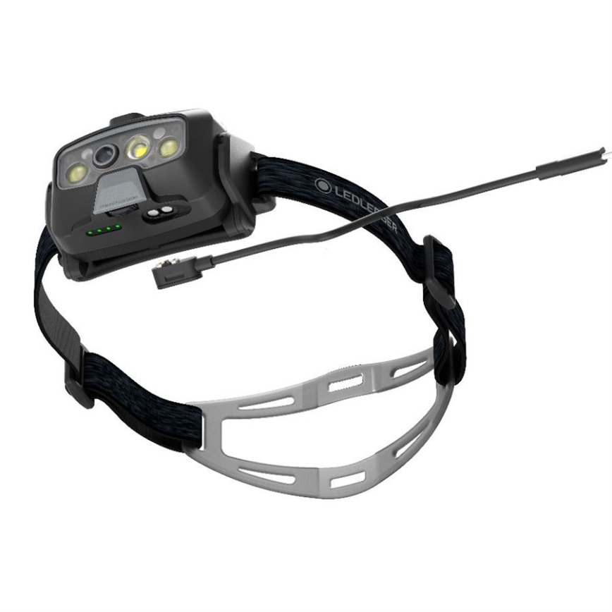 Ledlenser HF8R Core - Dimmable Rechargeable LED Headlamp, 2000 mAh, IP68, 800 lm, 60 h, grey
