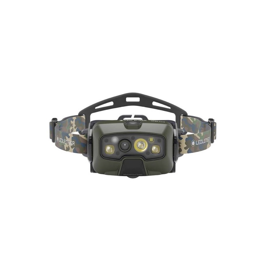 Ledlenser HF8R Core RGB - Dimmable Rechargeable LED Headlamp LED/3700 mAh IP68 1600 lm 90h Green