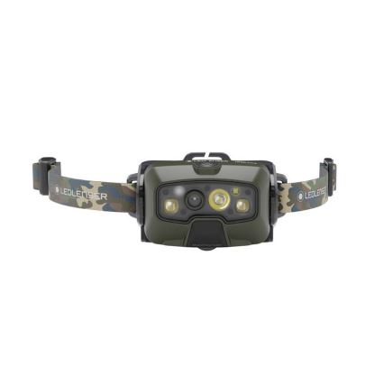 Ledlenser HF8R Core RGB - Dimmable Rechargeable LED Headlamp LED/3700 mAh IP68 1600 lm 90h Green