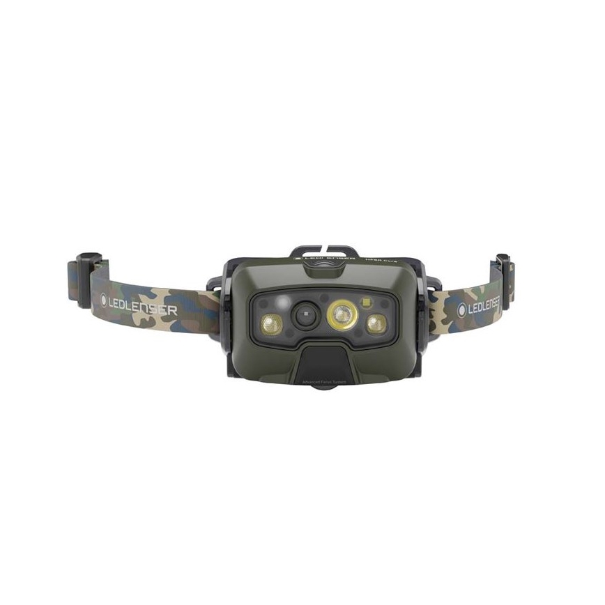 Ledlenser HF8R Core RGB - Dimmable Rechargeable LED Headlamp LED/3700 mAh IP68 1600 lm 90h Green