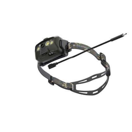 Ledlenser HF8R Core RGB - Dimmable Rechargeable LED Headlamp LED/3700 mAh IP68 1600 lm 90h Green