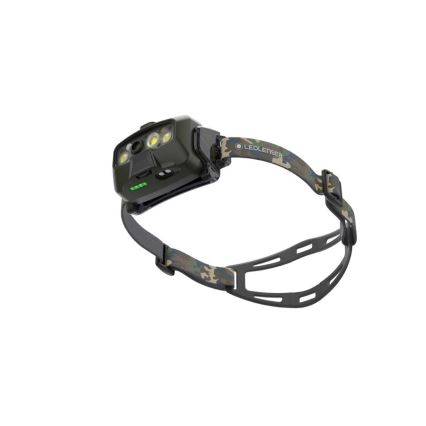 Ledlenser HF8R Core RGB - Dimmable Rechargeable LED Headlamp LED/3700 mAh IP68 1600 lm 90h Green