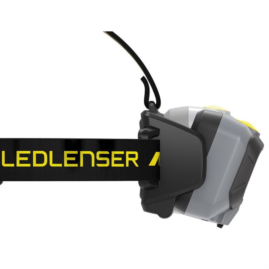 Ledlenser HF8R Work - Dimmable Rechargeable LED Headlamp / 3700 mAh, IP68, 1600 lm, 90 h, Black