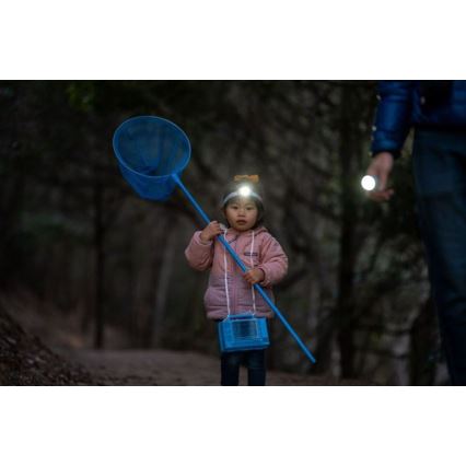 Ledlenser KIDBEAM4 RAINBOW - Dimmable LED Kids' Flashlight LED/2xAAA IP44 Purple