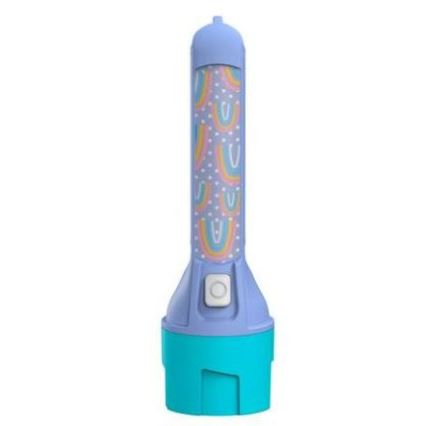 Ledlenser KIDBEAM4 RAINBOW - Dimmable LED Kids' Flashlight LED/2xAAA IP44 Purple