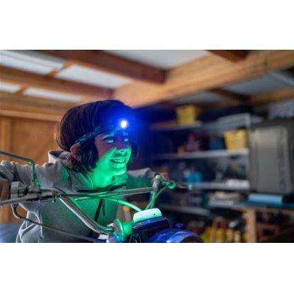 Ledlenser KIDCAMP6 DINO - Dimmable LED Portable Lamp LED/3xAAA IP44 Green