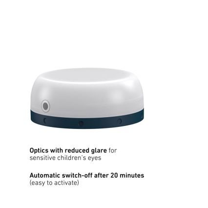 Ledlenser KIDCAMP6 DINO - Dimmable LED Portable Lamp LED/3xAAA IP44 Green