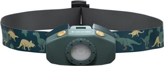 Ledlenser KIDLED2 DINO - Dimmable Children's LED Headlamp LED/1xAAA IPX4 40 lm 20 h green