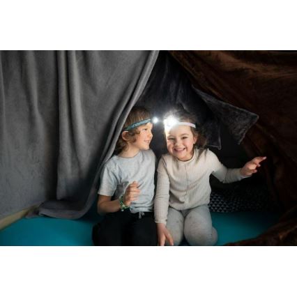 Ledlenser KIDLED2 DINO - Dimmable Children's LED Headlamp LED/1xAAA IPX4 40 lm 20 h green