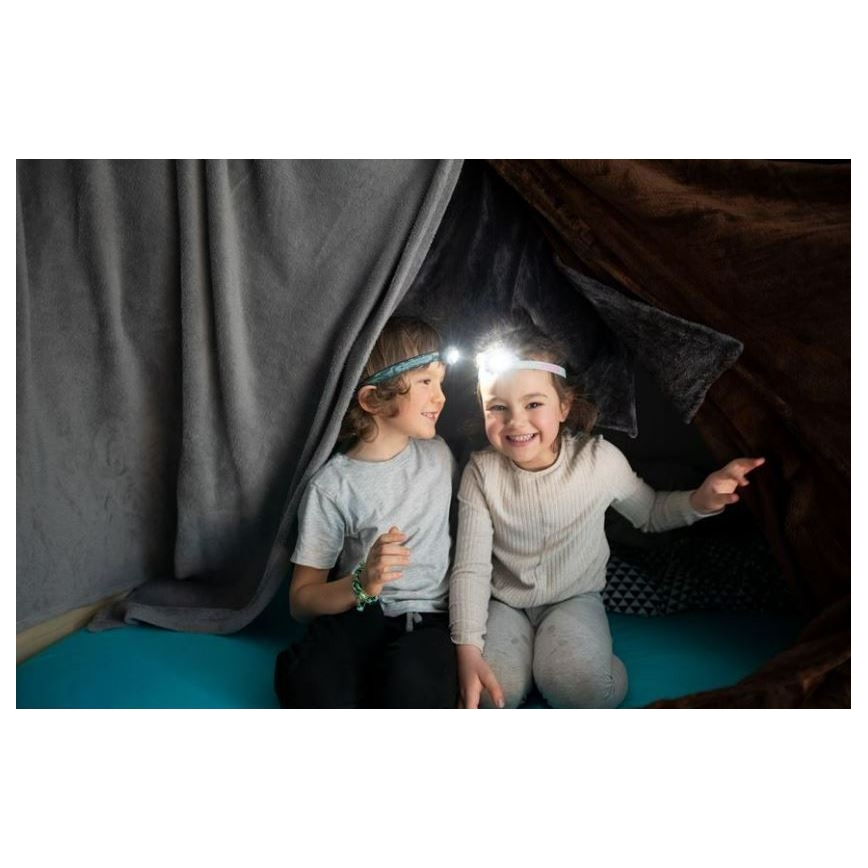 Ledlenser KIDLED2 DINO - Dimmable Children's LED Headlamp LED/1xAAA IPX4 40 lm 20 h green