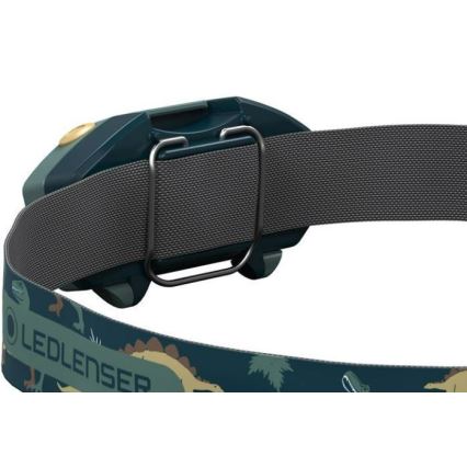 Ledlenser KIDLED2 DINO - Dimmable Children's LED Headlamp LED/1xAAA IPX4 40 lm 20 h green