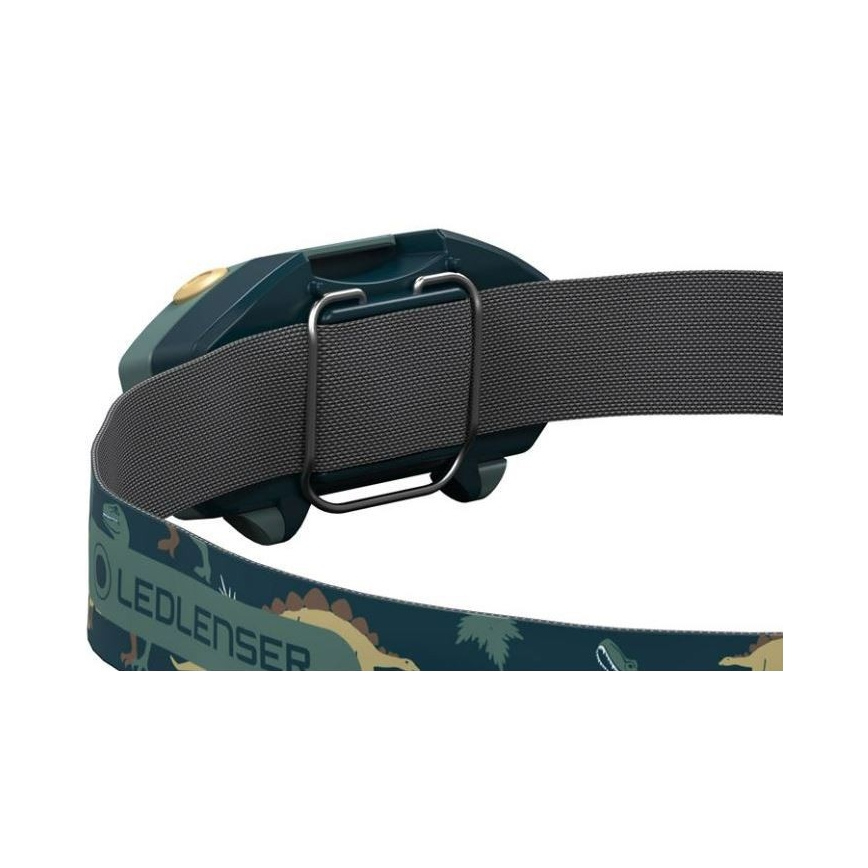 Ledlenser KIDLED2 DINO - Dimmable Children's LED Headlamp LED/1xAAA IPX4 40 lm 20 h green