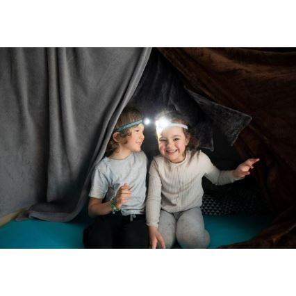 Ledlenser KIDLED2 RAINBOW - Dimmable Kids' LED Headlamp, 1x AAA, IPX4, 40 lm, 20 h, Purple