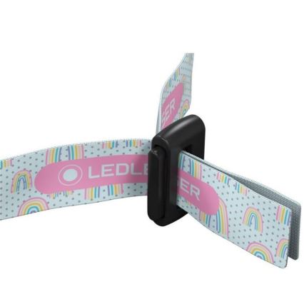 Ledlenser KIDLED2 RAINBOW - Dimmable Kids' LED Headlamp, 1x AAA, IPX4, 40 lm, 20 h, Purple