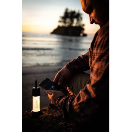 Ledlenser ML6 CONNECT WARM LIGHT - LED dimmable rechargeable lantern LED/3000 mAh IP66 750 lm + remote control