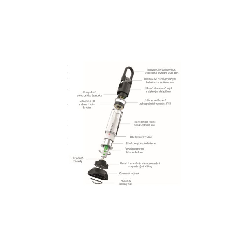 Ledlenser ML6 - Dimmable Rechargeable LED Lantern, 3200 mAh Battery, IP54, 750 lm