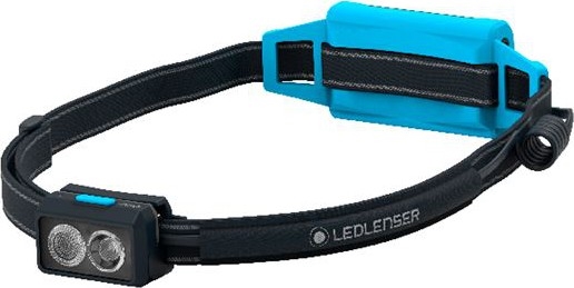 Ledlenser NEO5R - Dimmable Rechargeable LED Headlamp, 1800 mAh, IP54, 600 lm, 35 h, Blue