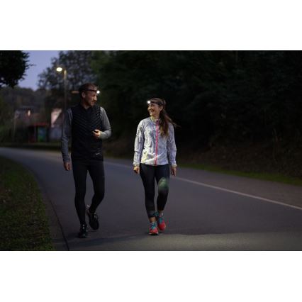 Ledlenser NEO5R - Dimmable Rechargeable LED Headlamp, 1800 mAh, IP54, 600 lm, up to 35 h, Black/White