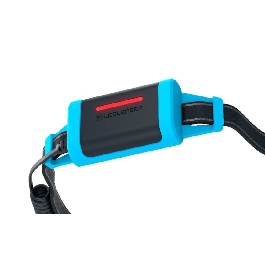 Ledlenser NEO5R - Dimmable Rechargeable LED Headlamp, 1800 mAh, IP54, 600 lm, 35 h, Blue